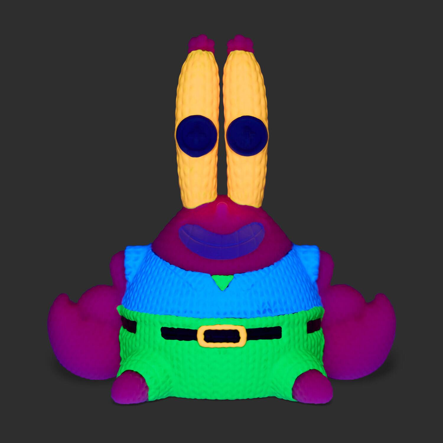 Alt View 4. Handmade by Robots - Handmade by Robots - SpongeBob SquarePants - Mr. Eugene Krabs #450 (Blacklight)   - COLLECTIBLES - Multicolor.