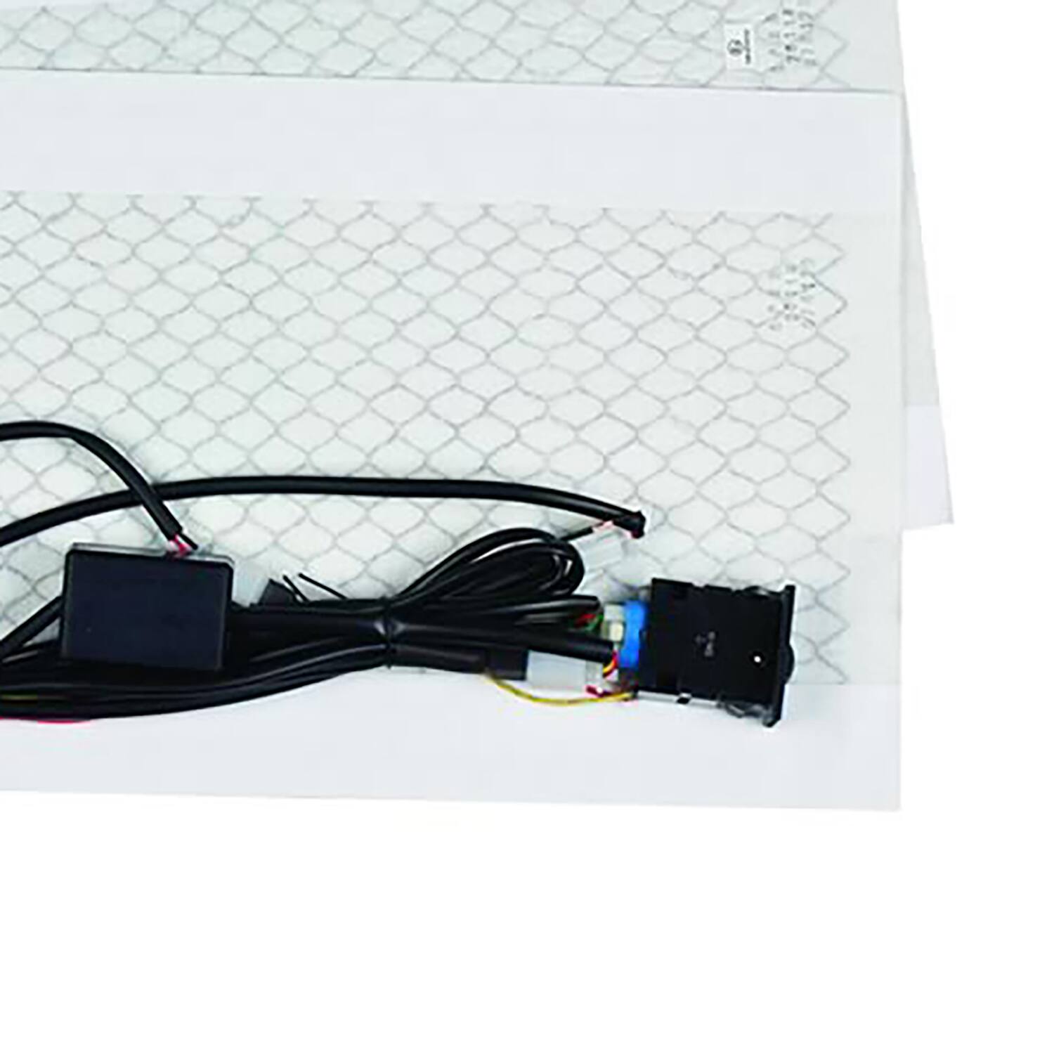 Left. Install Bay - IBHS1-B1 Seat Heater Kit, Dual-Temperature Illuminated Switch.