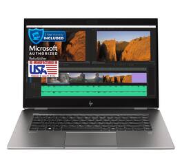HP - ZBook Studio G5 Core i7-9850H 2.6GHz, 32GB, 512GB SSD, 15.6" FHD, Windows 11 Pro (Refurbished) - Dark Gray