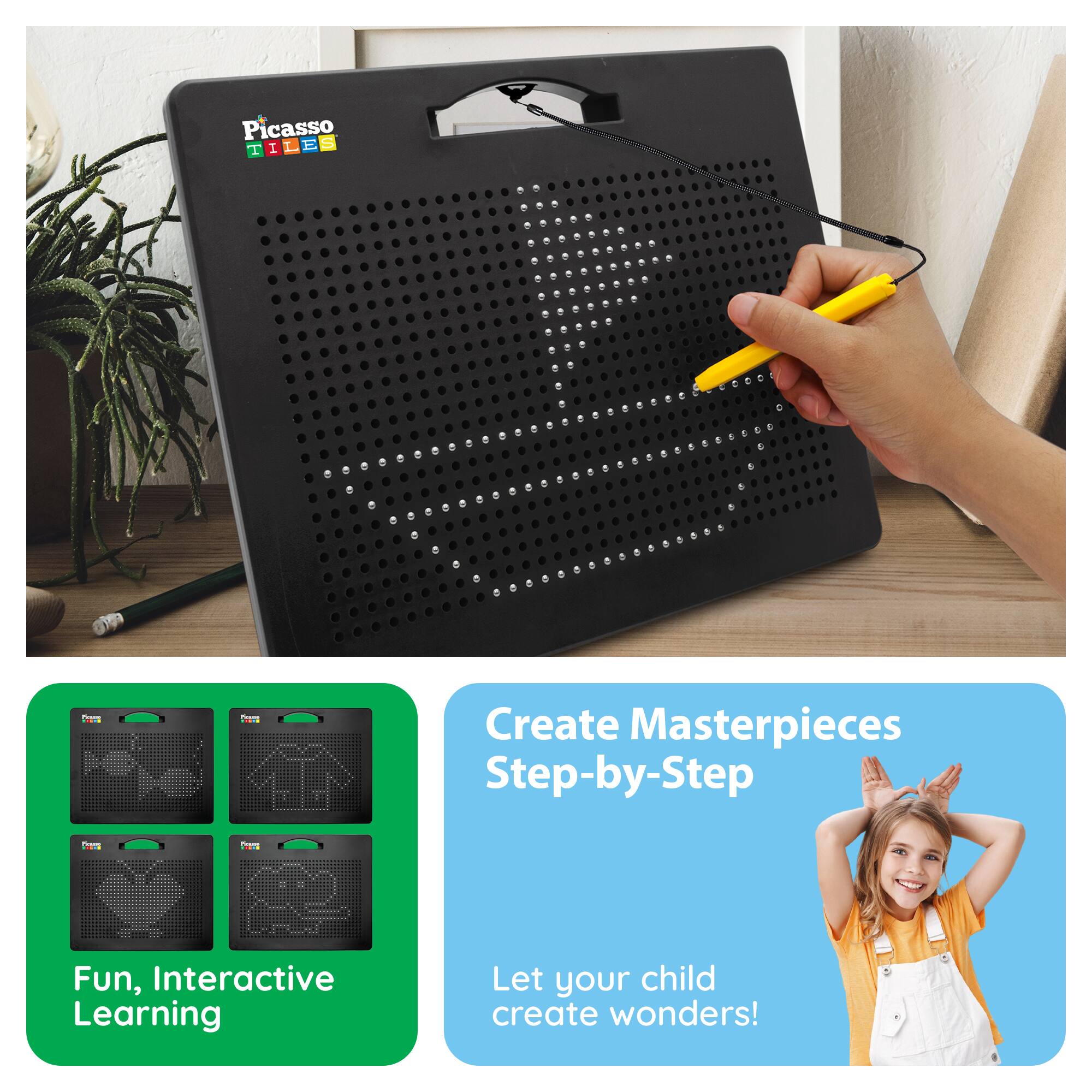 Picasso TILES

Create Masterpieces Step-by-Step

Fun, Interactive Learning

Let your child create wonders!
