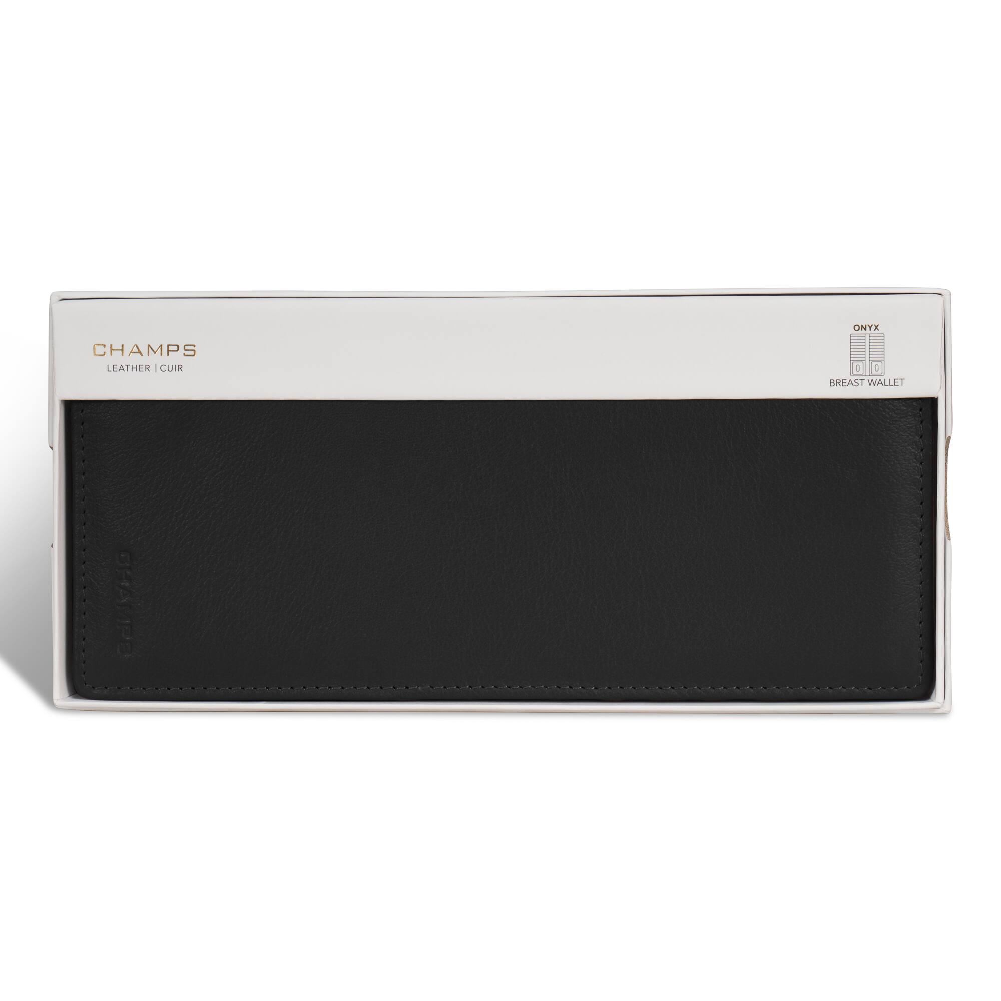 CHAMPS  
LEATHER | CUIR  

ONYX  
BREAST WALLET