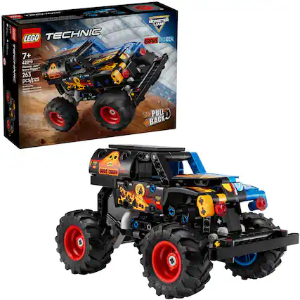 LEGO TECHNIC
7+
42219
Monster Jam™ "Grave Digger"
263 pcs/pzs
Building Toy / Jouet de Construction
Monster Jam™ GRAVE DIGGER
PULL BACK GRAVE DIGGER