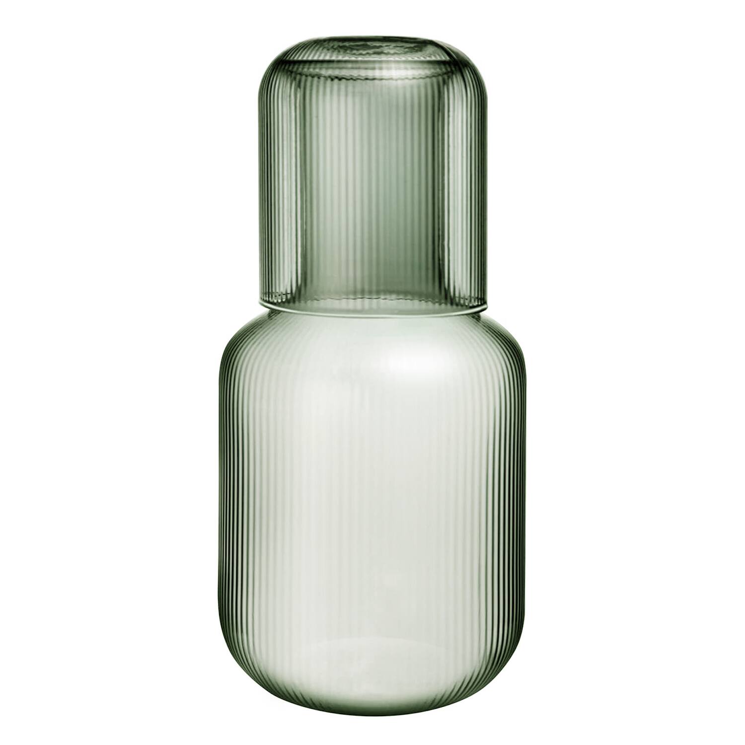 American Atelier - Set of 2 Carafe + Cup Set 27.72 OZ - Green