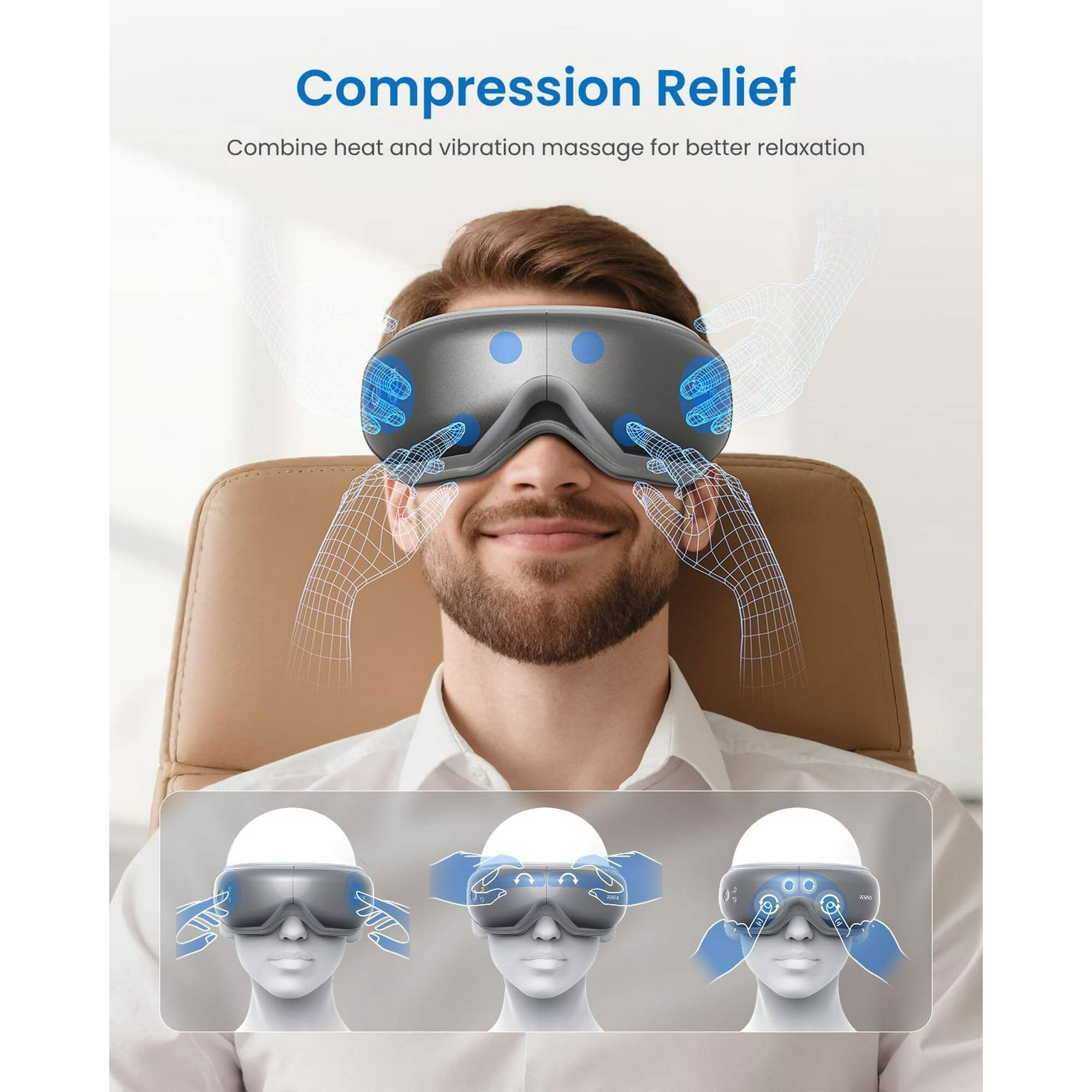 Compression Relief  
Combine heat and vibration massage for better relaxation