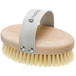DORLUKFU - Dry Brushing Body Brush with Cactus Bristle - Cellulite Remover, Vegan Best Dry Brush for Flawless Skin, Helps Improve