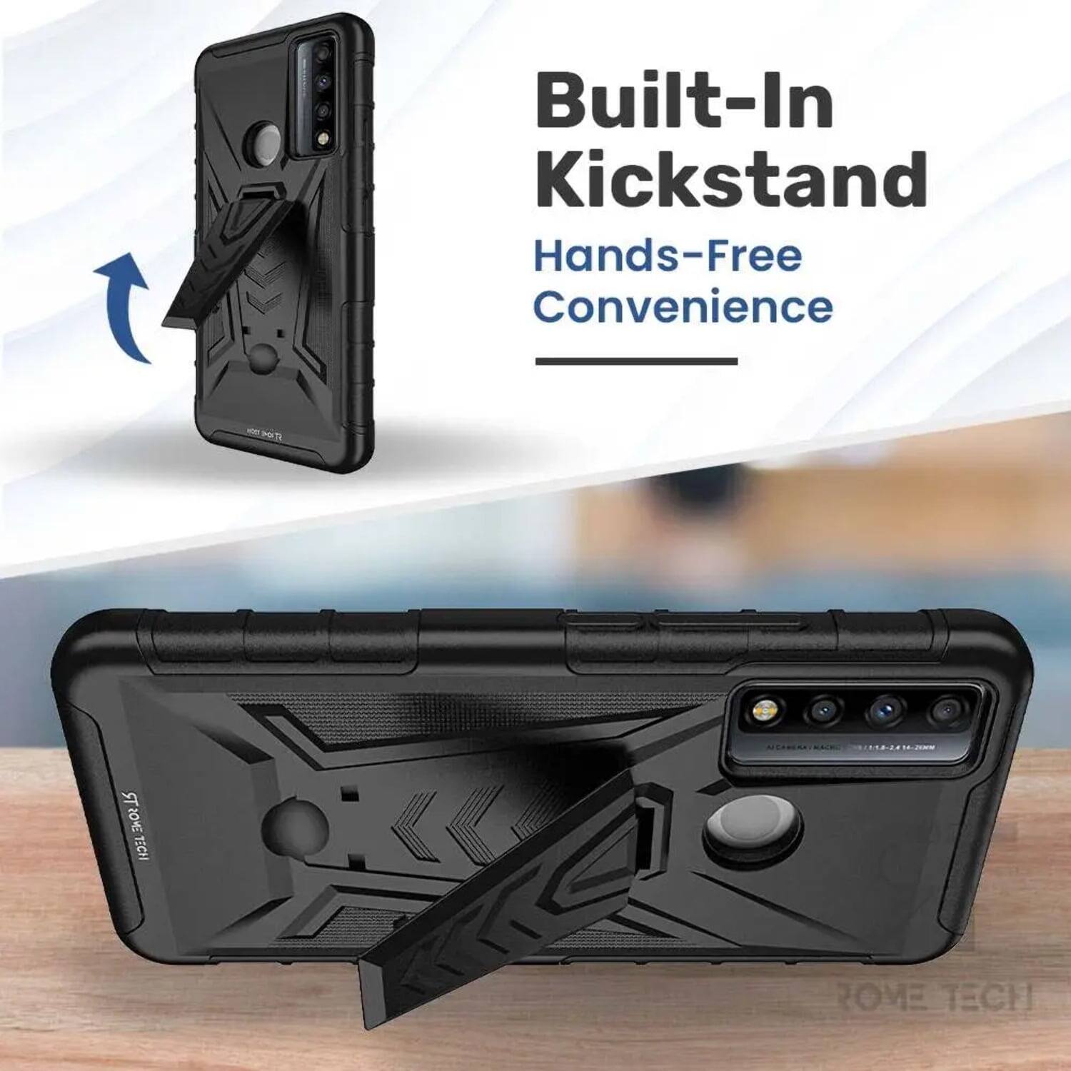 Built-In Kickstand  
Hands-Free Convenience