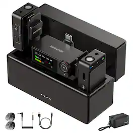 Neewer - CM36 Wireless Lav Mic, AI Noise Cancelling