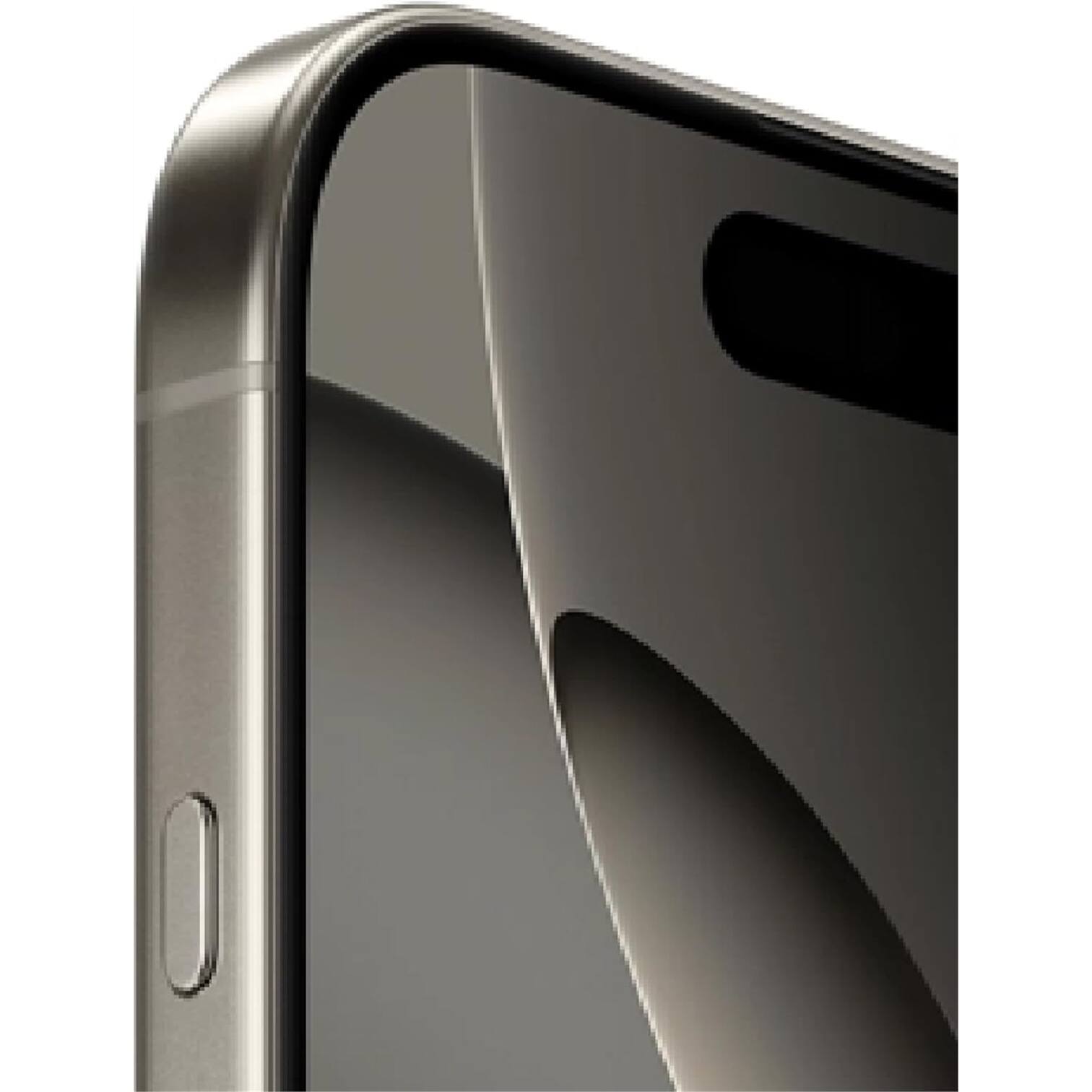 Angle. Apple - iPhone 16 Pro Max 256GB 6.9" 5G Fully Unlocked, Natural Titanium - Silver.