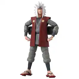 Bandai - ANIME HEROES - Naruto Uzumaki - Jiraiya Action Figure - Multicolor
