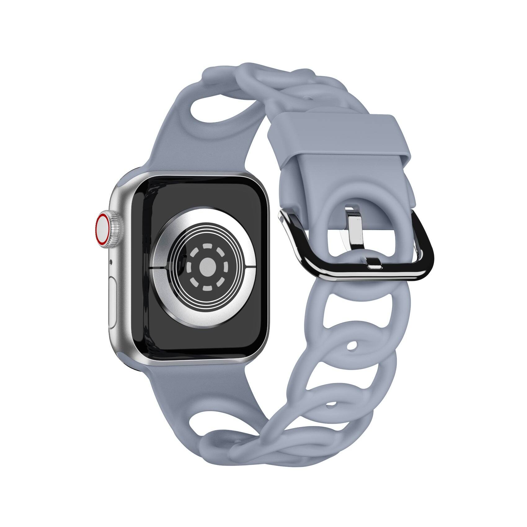 Alt View 3. Waloo - Waloo Silicone Link Looped Band For Apple Watch - Lilac.