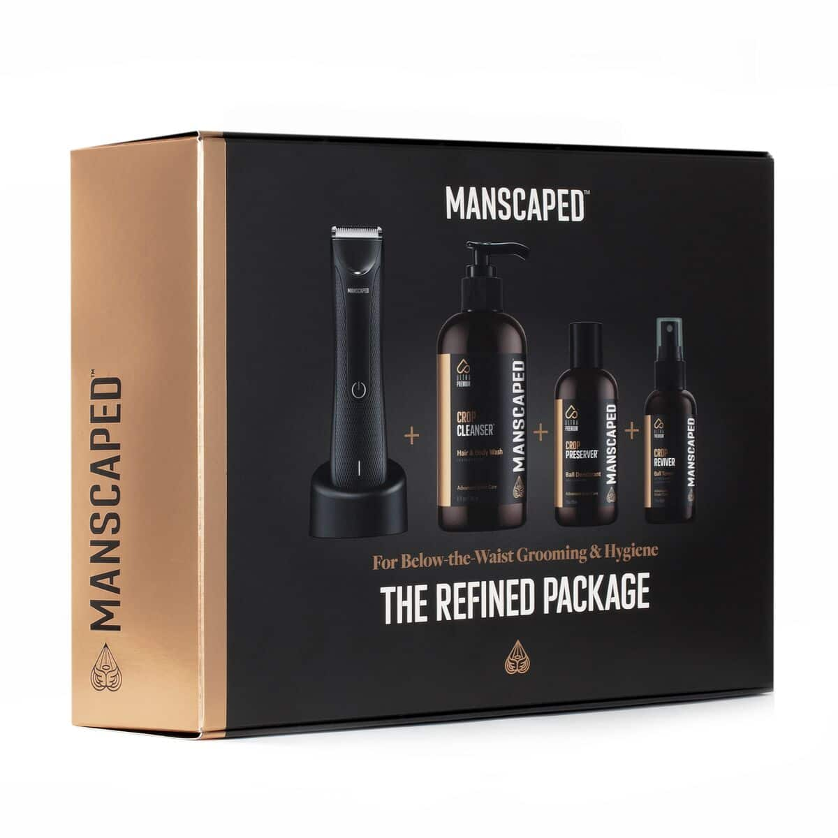 Manscaped - deals The Refined Package Rechargeable Wet/Dry Hair Trimmer - Black