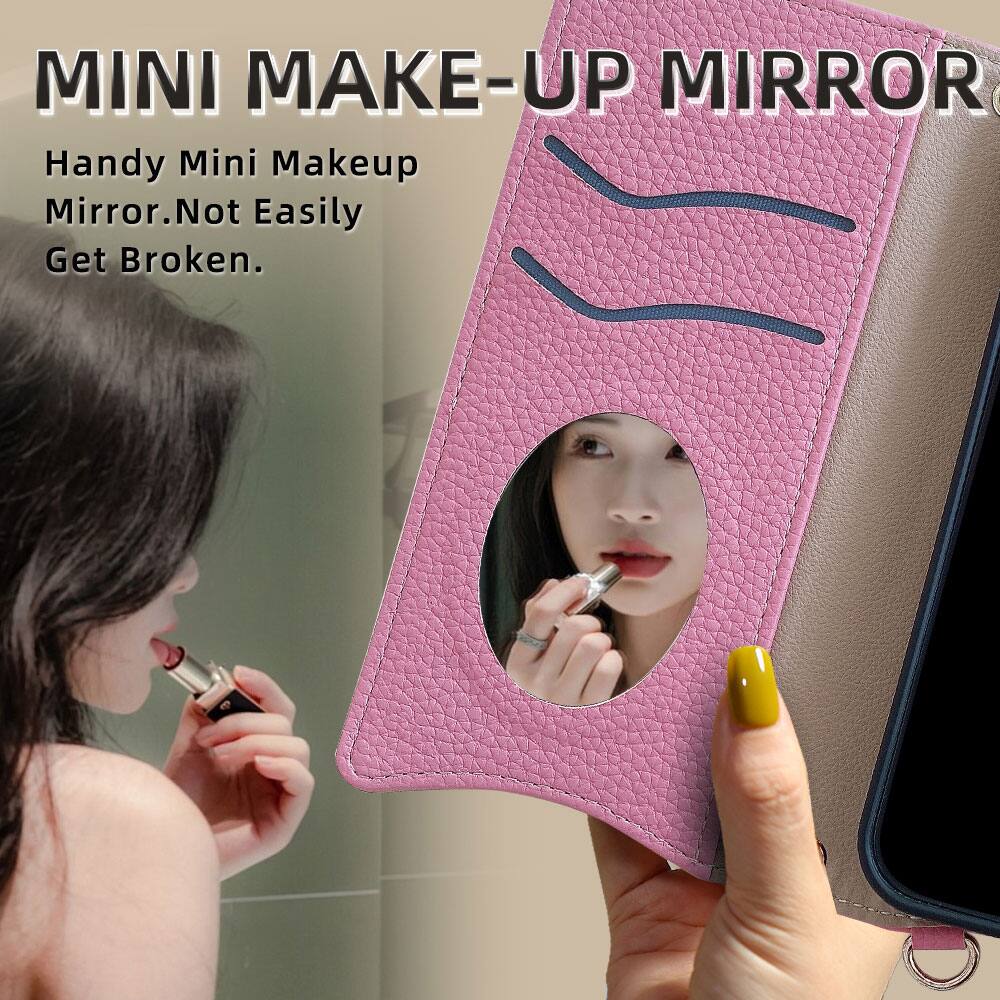 MINI MAKE-UP MIRROR  
Handy Mini Makeup Mirror. Not Easily Get Broken.