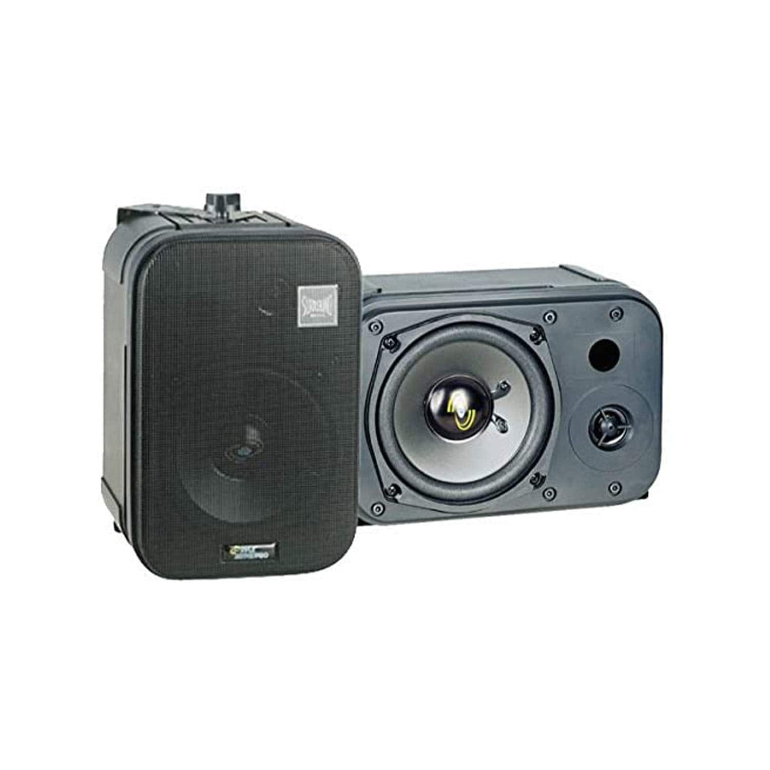 Front. Pyle - Pyle Home PDMN48 5 1/4-Inch 2-Way Bass Reflex - None.