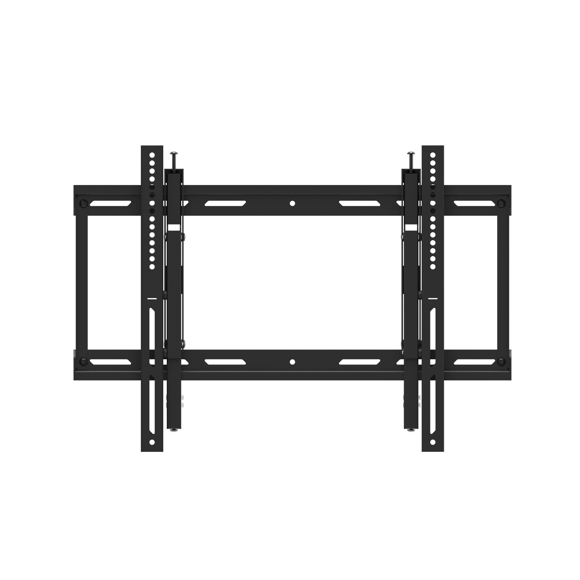 Left. Kanto - Extendable Tilting TV Wall Mount for 43” to 90” TVs - Black.