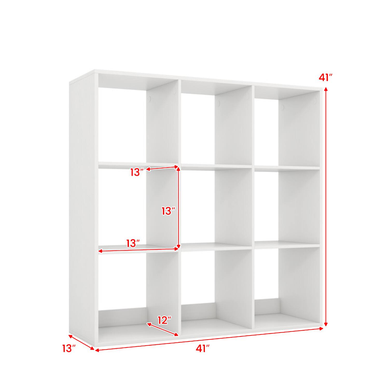 41" x 13" x 13" x 12" x 13" x 41"
