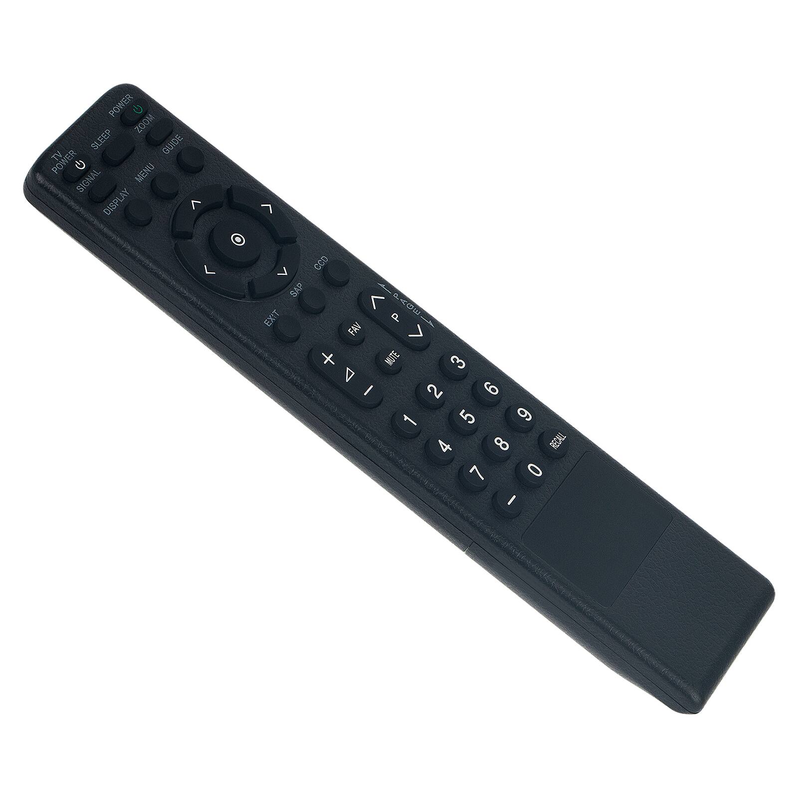 POWER  
ZOOM  
SLEEP  
GUIDE  
TV  
POWER  
SIGNAL  
DISPLAY  
MENU  
GUIDE  
EXIT  
FAV  
MUTE  
1  
2  
3  
4  
5  
6  
7  
8  
9  
0  
RECALL  
CCD  
SHIFT  
PLAY  
+  
-