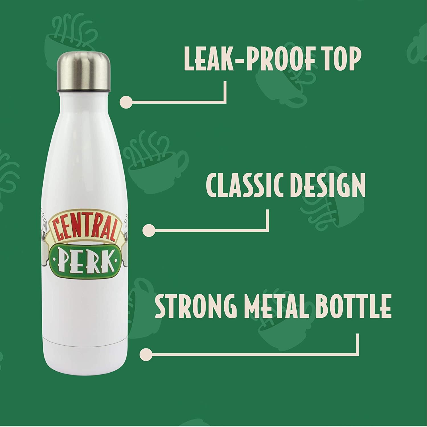 LEAK-PROOF TOP  
CLASSIC DESIGN  
STRONG METAL BOTTLE