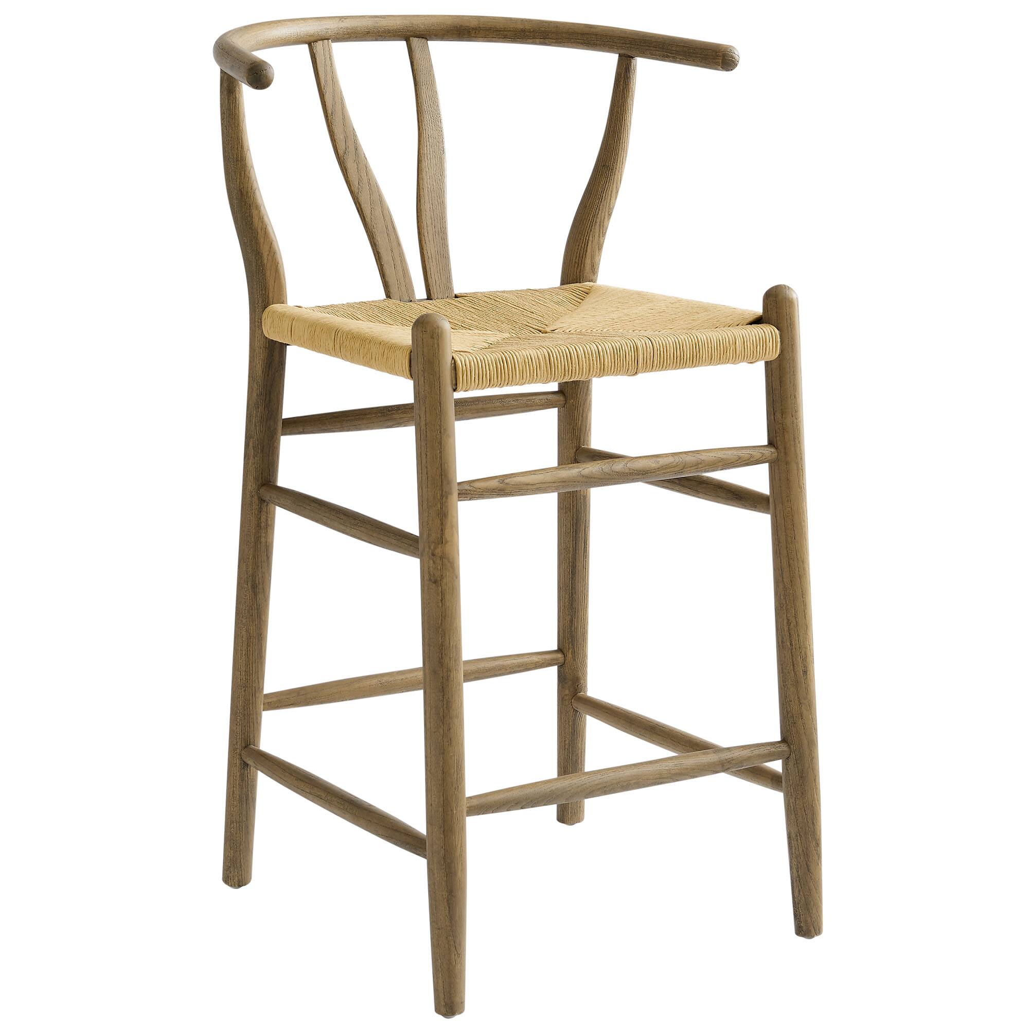 Amish Wood Counter Stool by Modway - 0
