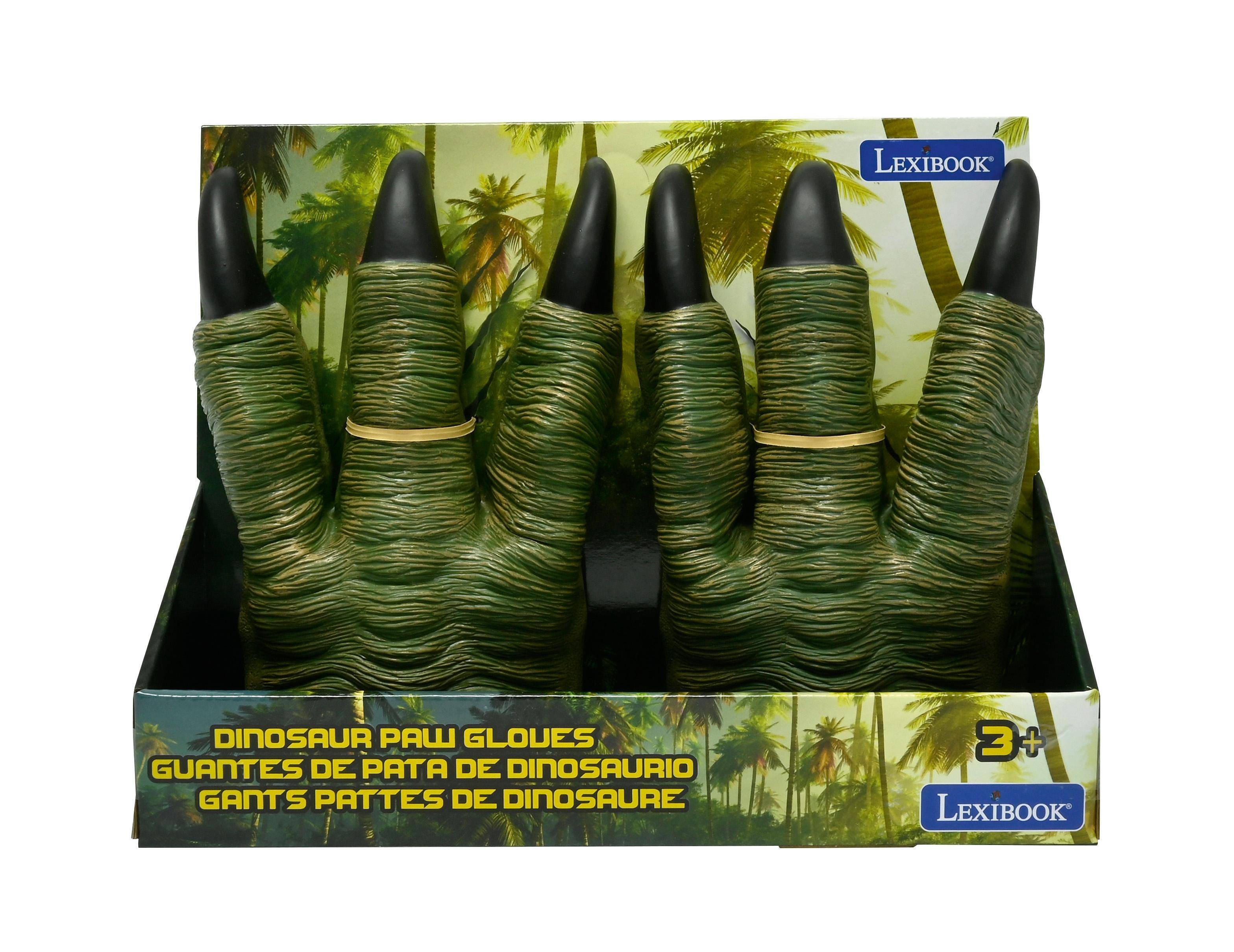 LEXIBOOK DINOSAUR PAW GLOVES  
GUANTES DE PATA DE DINOSAURIO  
GANTS PATTES DE DINOSAURE  
3+  
LEXIBOOK