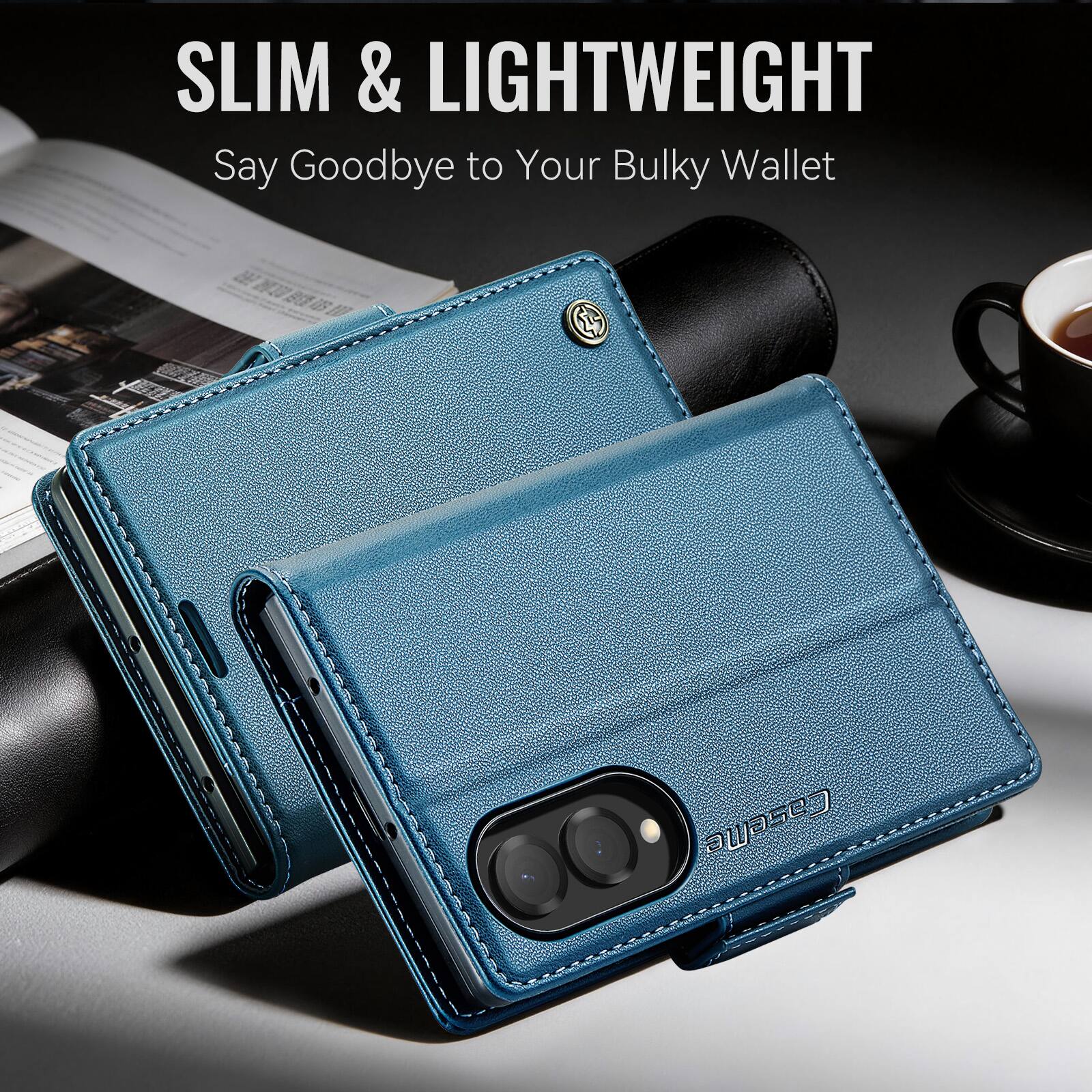 SLIM & LIGHTWEIGHT  
Say Goodbye to Your Bulky Wallet