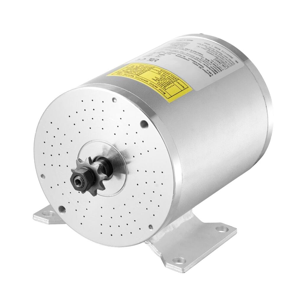 Back. Loheer - Loheer 2000W 48V Brushless DC Motor Kit with Upgraded Speed Controller for Go Karts E-Bike Scooter - Silver.