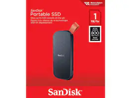 SanDisk - Portable SSD 1TB USB 3.2 Gen 2, USB-C SDSSDE30-1T00-G26