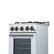 Alt View 5. Forno Appliances - Lamazze 2.05 Cu. Ft. Freestanding Gas Range - White.