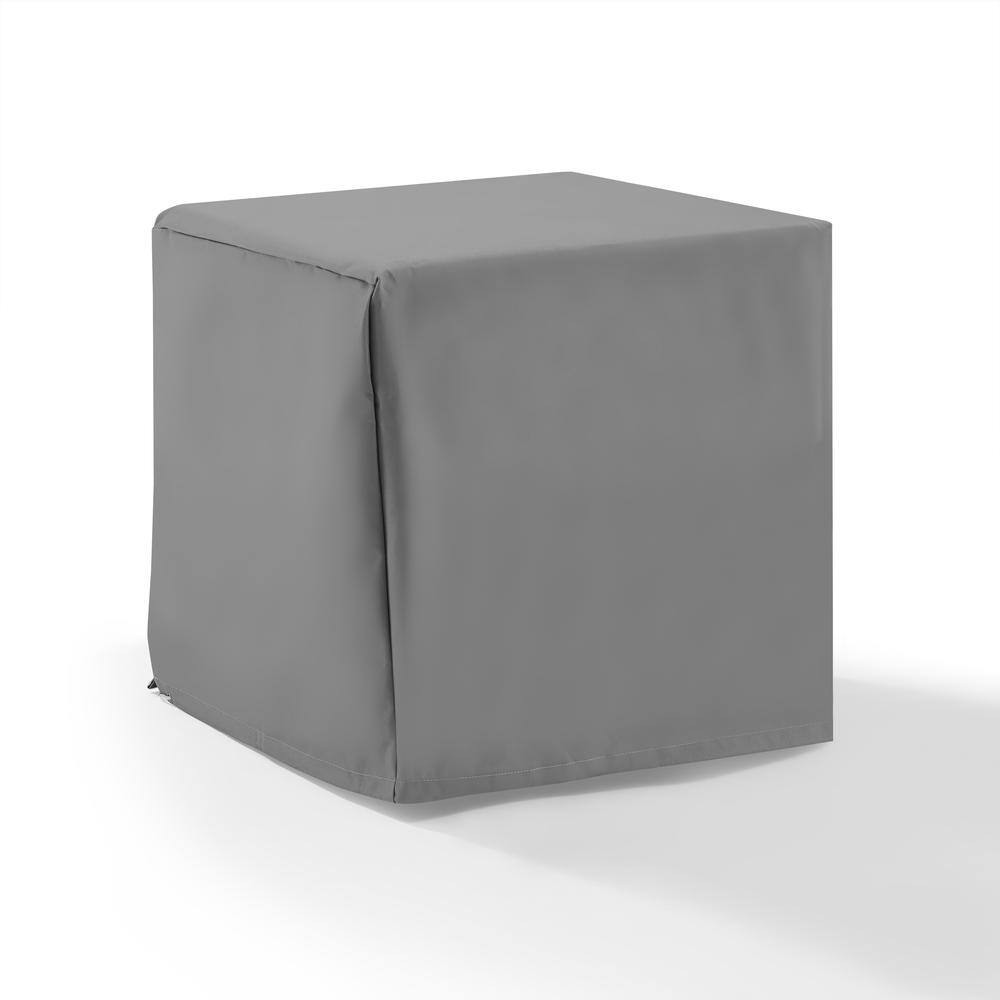 Angle. Crosley Furniture - Outdoor Side Table Furniture Cover - Gray.