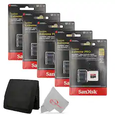 - SanDisk Extreme microSDXC UHS-I carte microSDXC" Extreme performance with San
- SanDisk Extreme microSDXC UHS-I carte microSDXC" Extreme performance with San
- SanDisk Extreme PRO. microSDXC UHS-I Card with adapter carte microSDXC" UHS-I avec adaptateur Extreme performance with SanDisk QuickFlow technology
- SanDisk Extreme PRO. microSDXC UHS-I Card with adapter carte microSDXC" UHS-I avec adaptateur Extreme performance with SanDisk QuickFlow technology