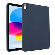 Front. Dteck - Case For iPad Air 11'' (M4)2026/(M3)2025/ (M2)2024 Slim Lightweight Soft TPU Skin-Friendly Anti-Scratch Protective Cover - Darkblue.