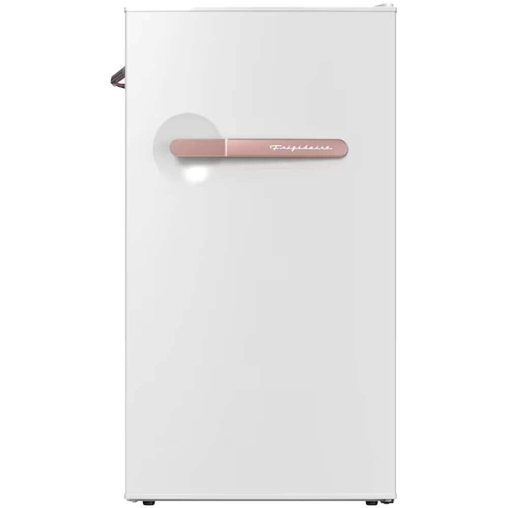 Frigidaire - EFR397RGWHIT 3.2 Cu. Ft. White Retro Compact Refrigerator with Side Bottle Opener - Black
