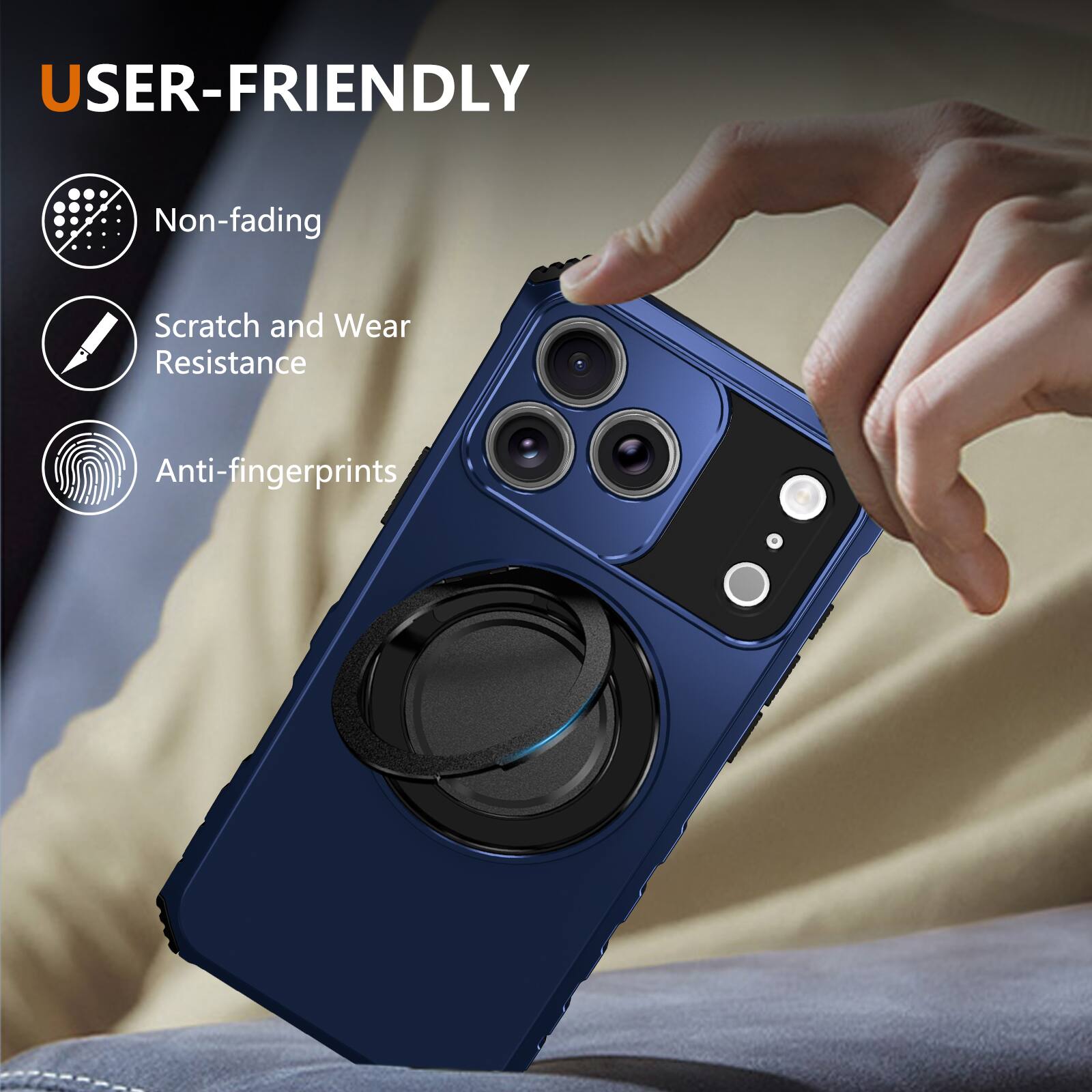 USER-FRIENDLY

- Non-fading
- Scratch and Wear Resistance
- Anti-fingerprints