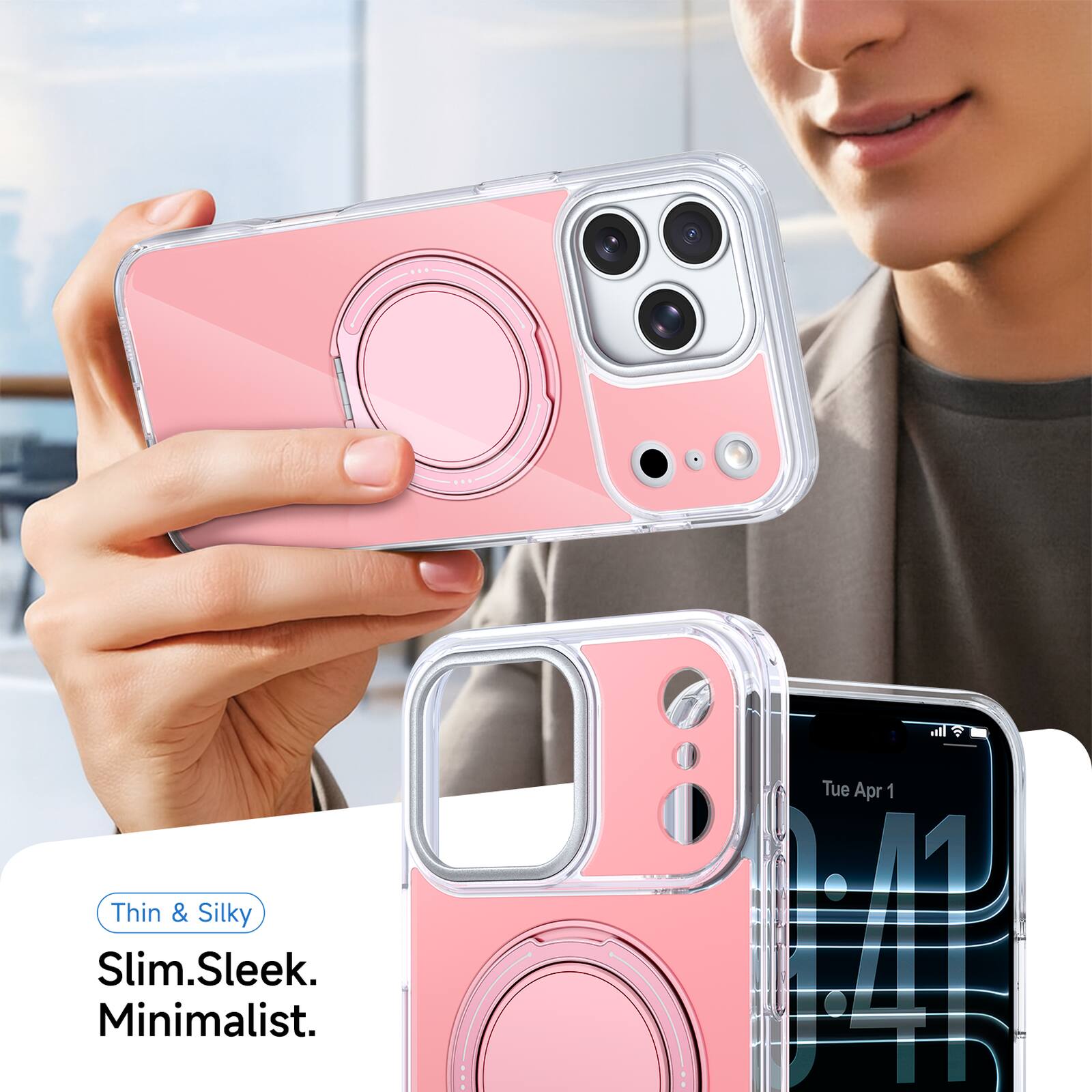 Thin & Silky  
Slim. Sleek. Minimalist.  
Tue Apr 1  
12:41
