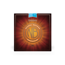 D'Addario - NBM1038 Nickel Bronze Mandolin Set, Light, 10-38