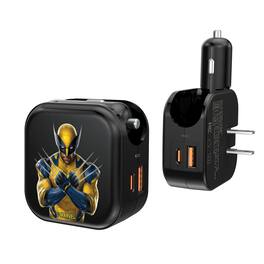 Keyscaper - Marvel Badge 2 in 1 USB A/C Charger - Deadpool Wolverine 2