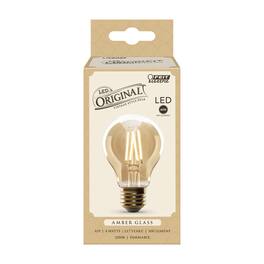 FEIT ELECTRIC - A19 E26 (Medium) LED Bulb Amber Soft White 60 Watt Equivalence 1 pk