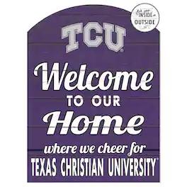 Jardine - TCU Horned Frogs 16'' x 22'' Marquee Sign - Purple