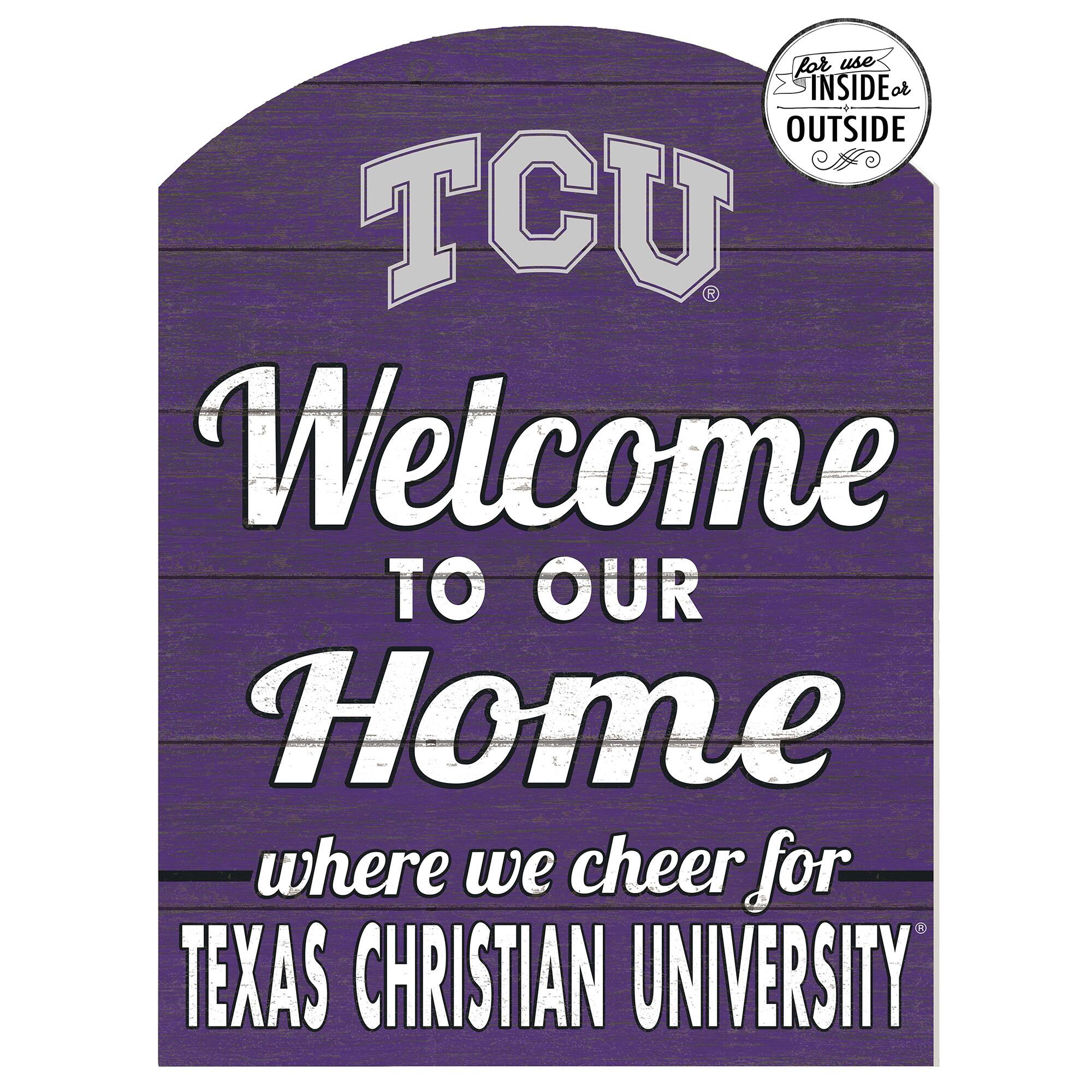 TCU Horned Frogs 16'' x 22'' Marquee Sign