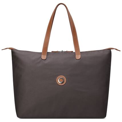Front. Delsey - Delsey Chatelet Air 2.0 Tote Bag - Chocolate Brown.