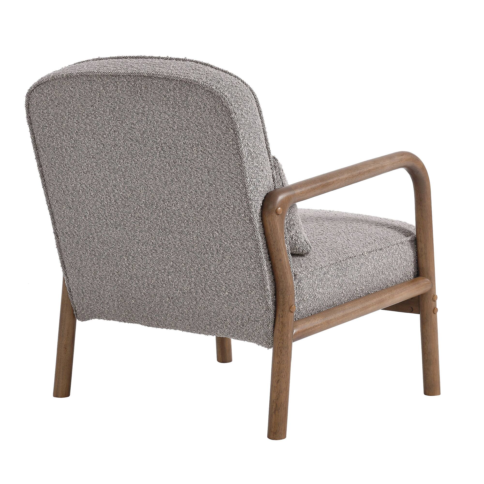 Alt View 4. Modway - Charlie Boucle Upholstered Armchair by Modway - Taupe.