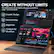 CREATE WITHOUT LIMITS
Two OLED displays let you design, edit, draw, and multitask faster — all on one device.
Graphic Design
Video Editing
Digital Art
Productivity Workflow
ASUS Zenbook