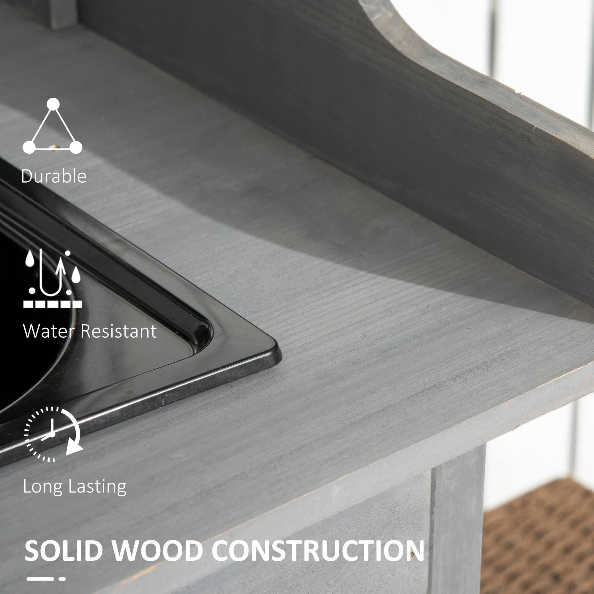 Durable, Water Resistant, Long Lasting, Solid Wood Construction