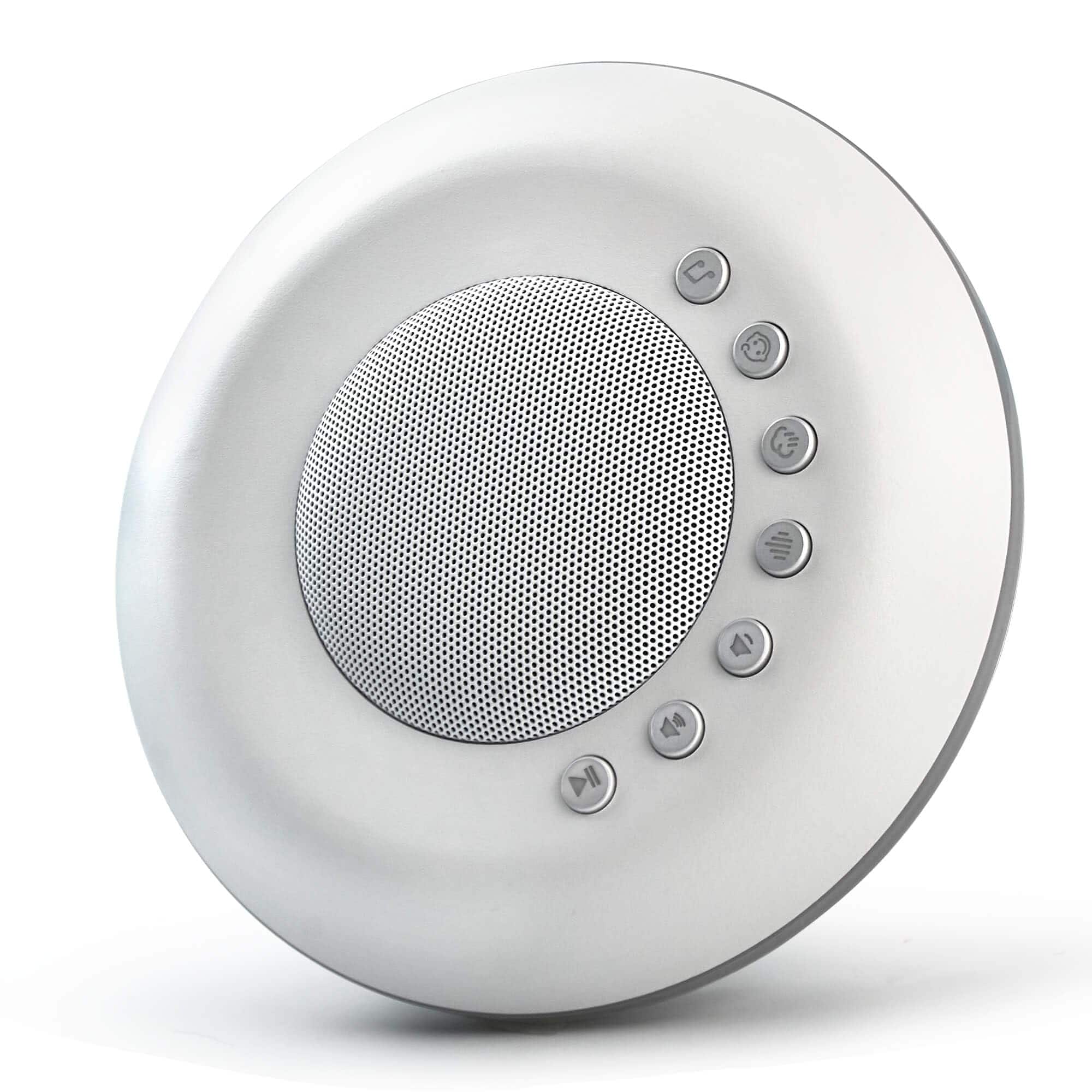 Cedar Assembly - Noise Sound Machine 28 Sounds 32 Level Volume 3 Timer Memory Function Rechargeable Sleep For Adults 【Sound - Basic-white