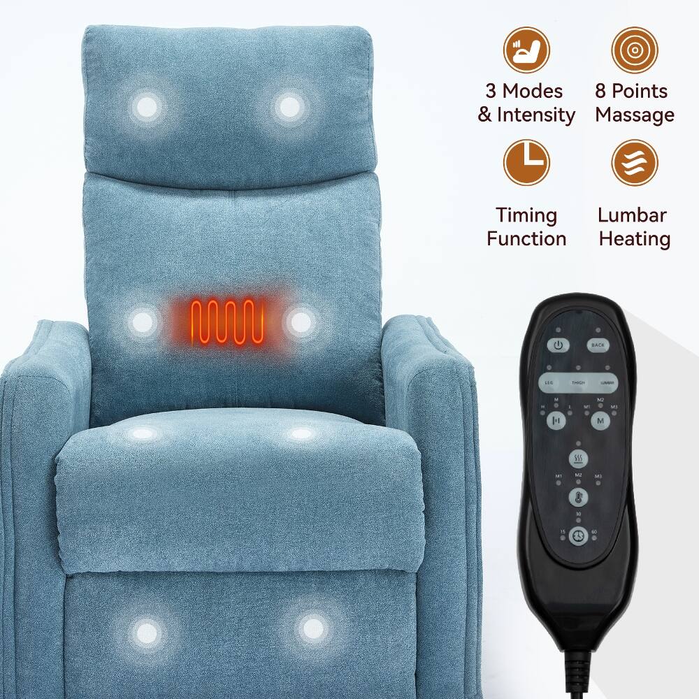 3 Modes & Intensity Massage  
8 Points  
Timing Function  
Lumbar Heating  

BACK  
THIGH  
YUME  

V 0:  
TM  
5  
IN  
M  
INA  
in  
M2  
IM  

0%