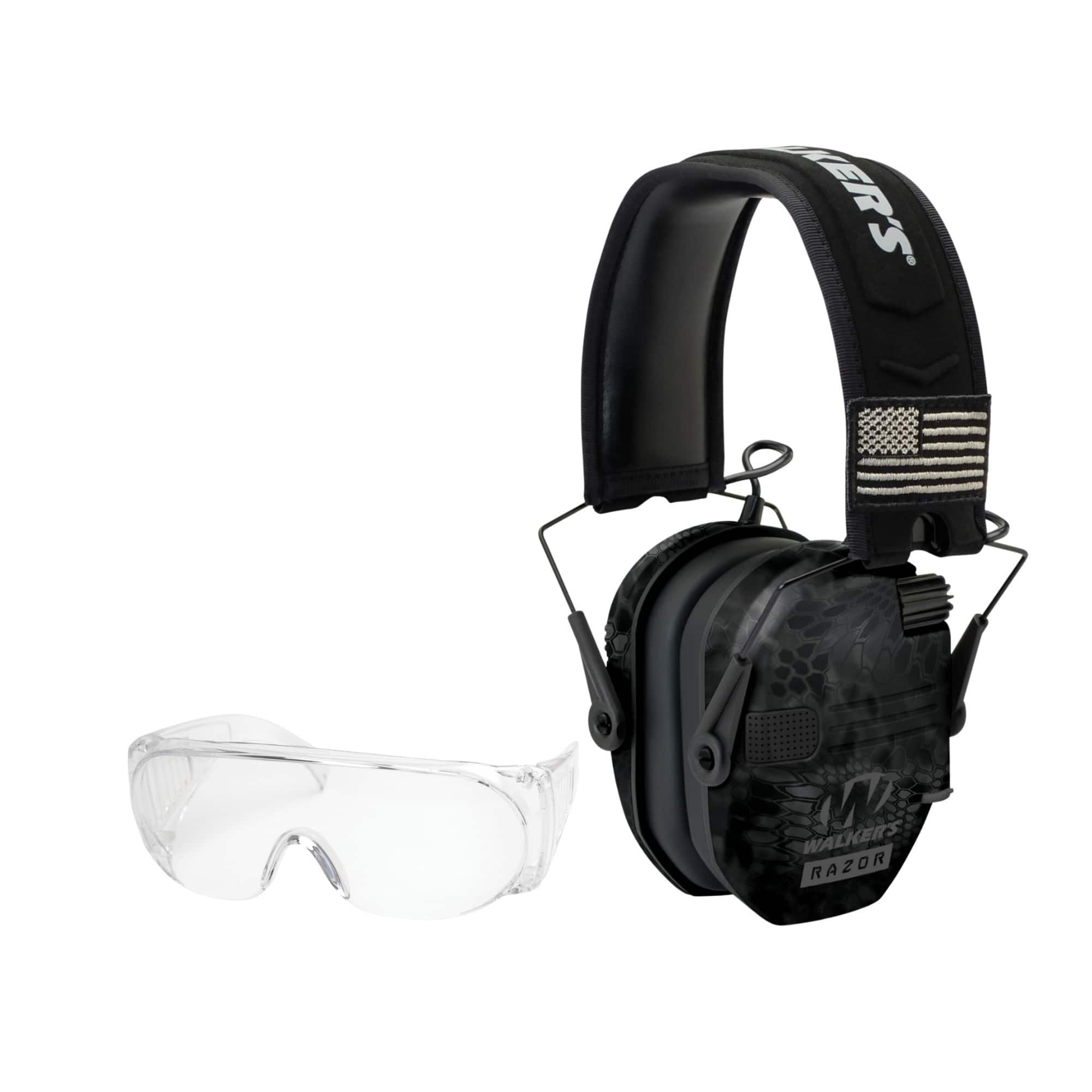 Walkers - Walker's Razor Slim Shooting Muffs Kit Patriot Series w/Glasses - Kryptek Camo price history on PriceWatchPro