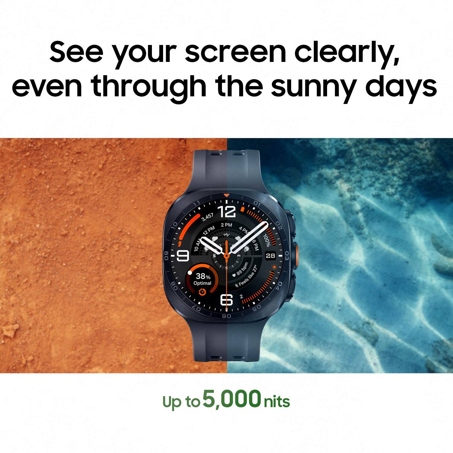 See your screen clearly, even through the sunny days

D1 3,457 12 10 2PM 30 PM 4PM 4 12 100% m TO PM L G0 3 - 28 1 03 OA S bpm 27" e9 like DO Optimal 38% Feels ie 27 Feels 04 2 E 07 08 9

Up to 5,000 nits