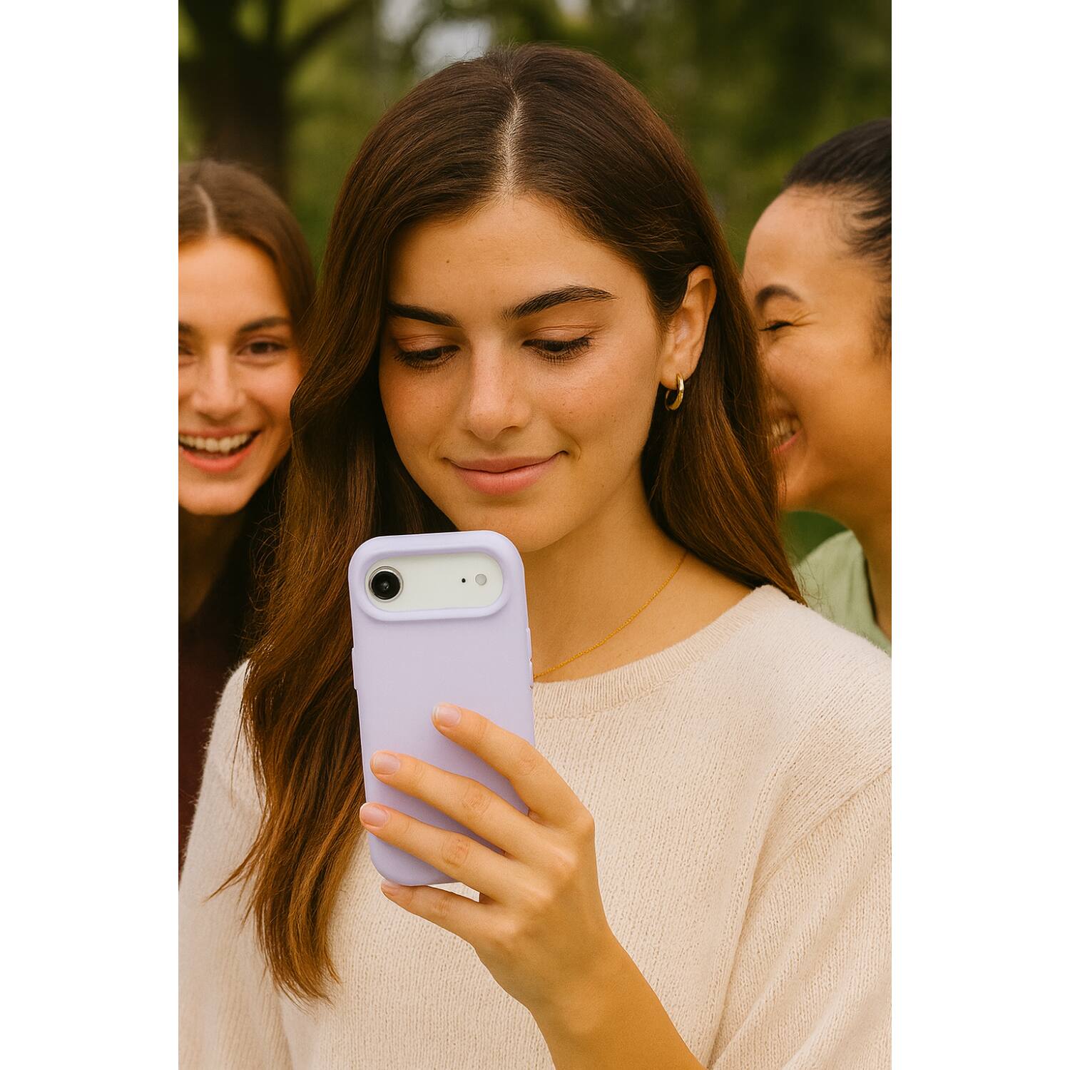 Alt View 2. SaharaCase - Venture Series Silicone Case Compatible with Magsafe for Apple iPhone Air - Desert Flower.