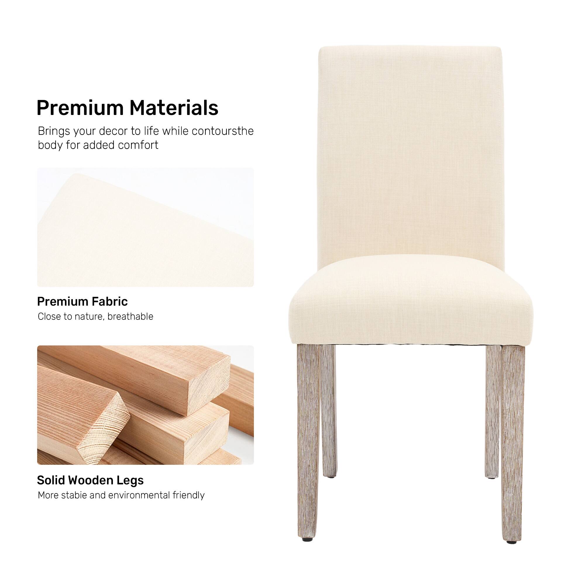 Premium Materials

Premium Fabric

Solid Wooden Legs