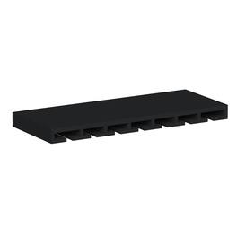 Boyel Living - 30-in W x 1.5-in H x 12-in D Shaker RTA Kitchen Under Cabinet Glass Holder - Black