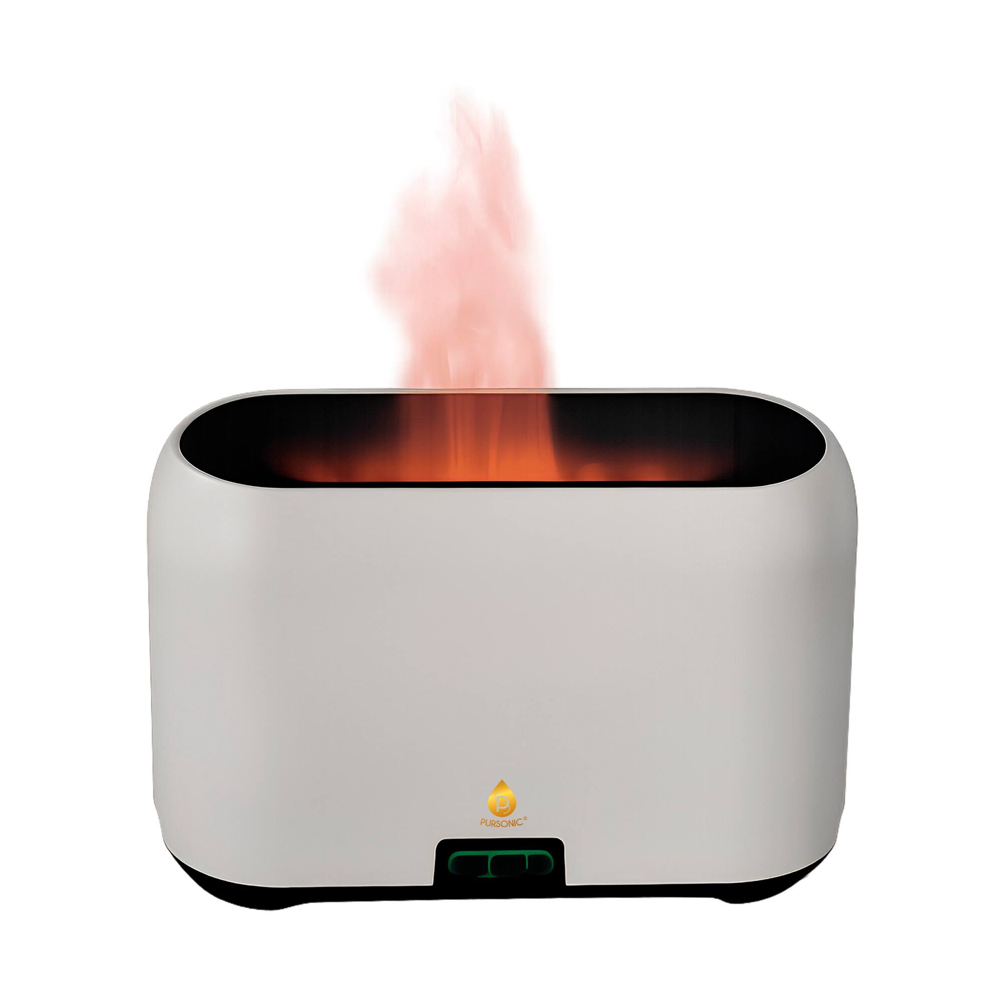 Pursonic - Essential Oil FlameGlow Aromatherapy Diffuser - White